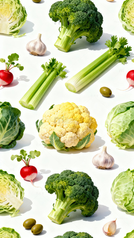 新鲜蔬菜拼盘展示图片