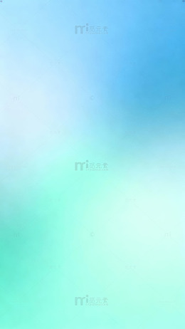 蓝绿渐变模糊背景图片-7043