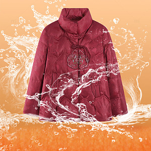 羽绒服防水特效图