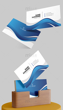 企业商务简约名片模版