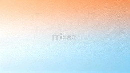 渐变橙蓝背景图片