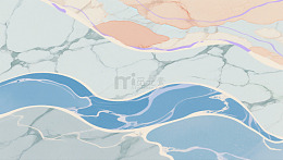 抽象水彩地形图