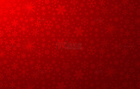 矢量圣诞节雪花背景