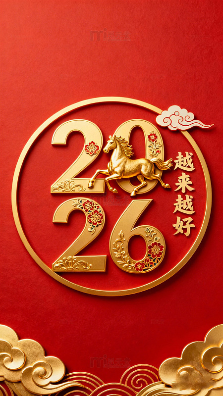 2026马年越来越好装饰设计