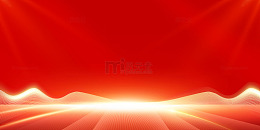 红色科技感背景图