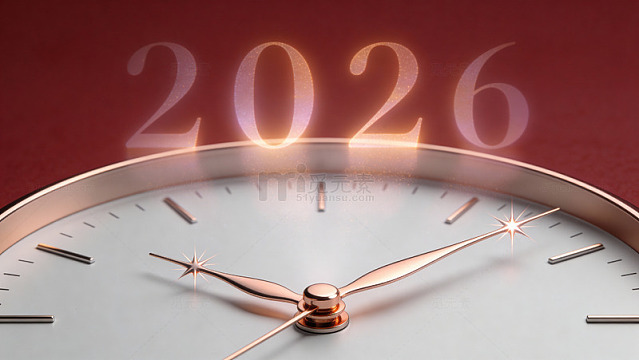 时钟指向2026年