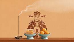 传统中式祭拜场景摄影图片