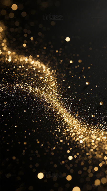 金色光芒闪耀背景
