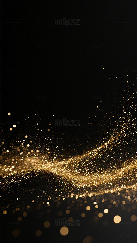 金色光斑梦幻背景