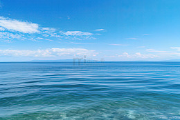 碧海蓝天风景摄影图片
