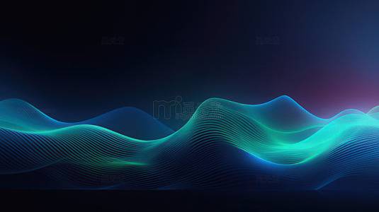 科技感波纹光效背景素材