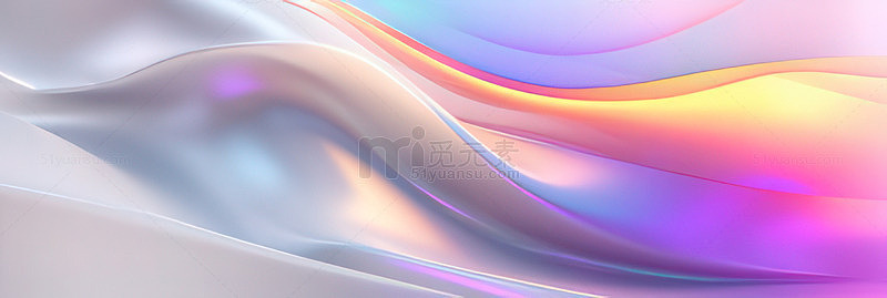 梦幻流动色彩抽象背景
