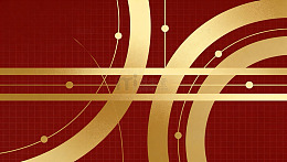 金色线条几何图案设计素材