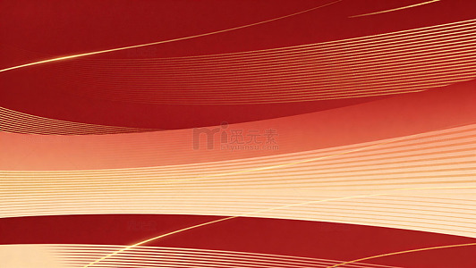 红色渐变线条抽象艺术背景