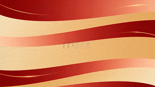 金色波浪背景设计素材