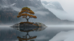 山水盆景风光摄影