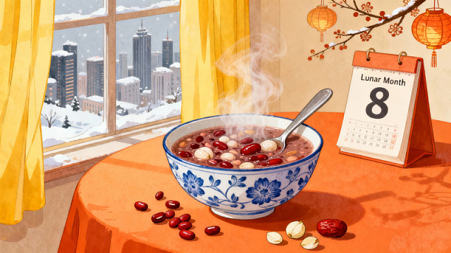窗边热气腾腾的红豆汤