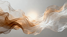 烟雾缭绕光影流动图片