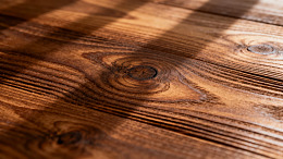 木质纹理光影交错特写