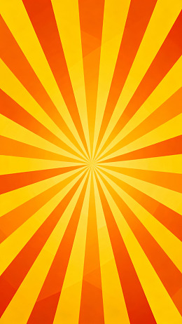 橙黄放射线背景图案图片
