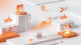 科技风数据图表电脑界面设计