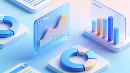 3D数据分析图表设计元素