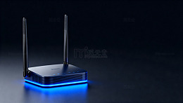 科技感路由器摄影