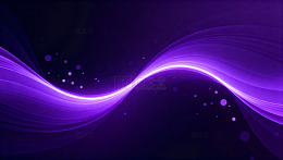 紫色光波抽象科技背景