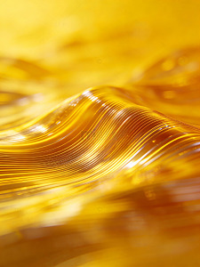 金色流动感波浪纹理