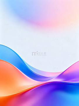 渐变流动抽象波浪背景