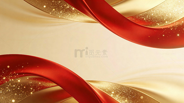 红金流线光效商务背景057