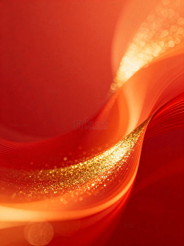 红色光效粒子流动背景11