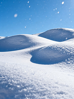 晴空下的雪地风光023