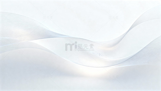 白色流线型科技感背景11