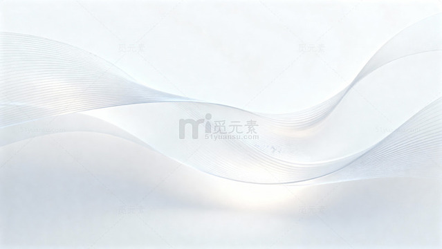 白色流线型科技感背景11