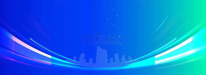科技城市光效背景设计图
