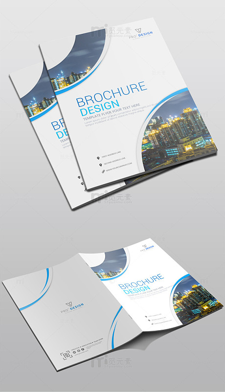 企业公司简约画册封面