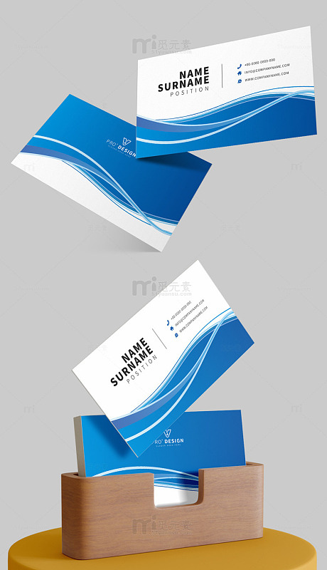 简约商务名片模板