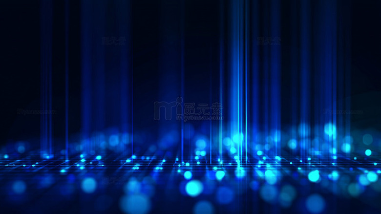 蓝色炫彩科技背景