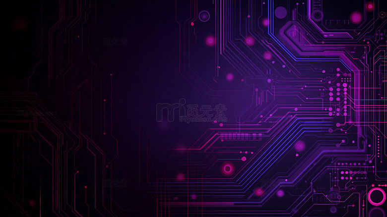 简约科技扁平科技风背景