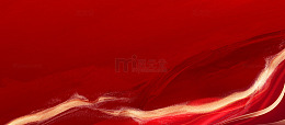 红色抽象流动艺术画