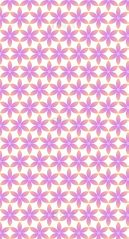 紫色渐变花瓣图案壁纸设计