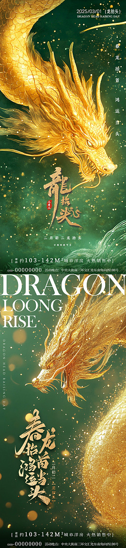 金龙腾飞宣传海报