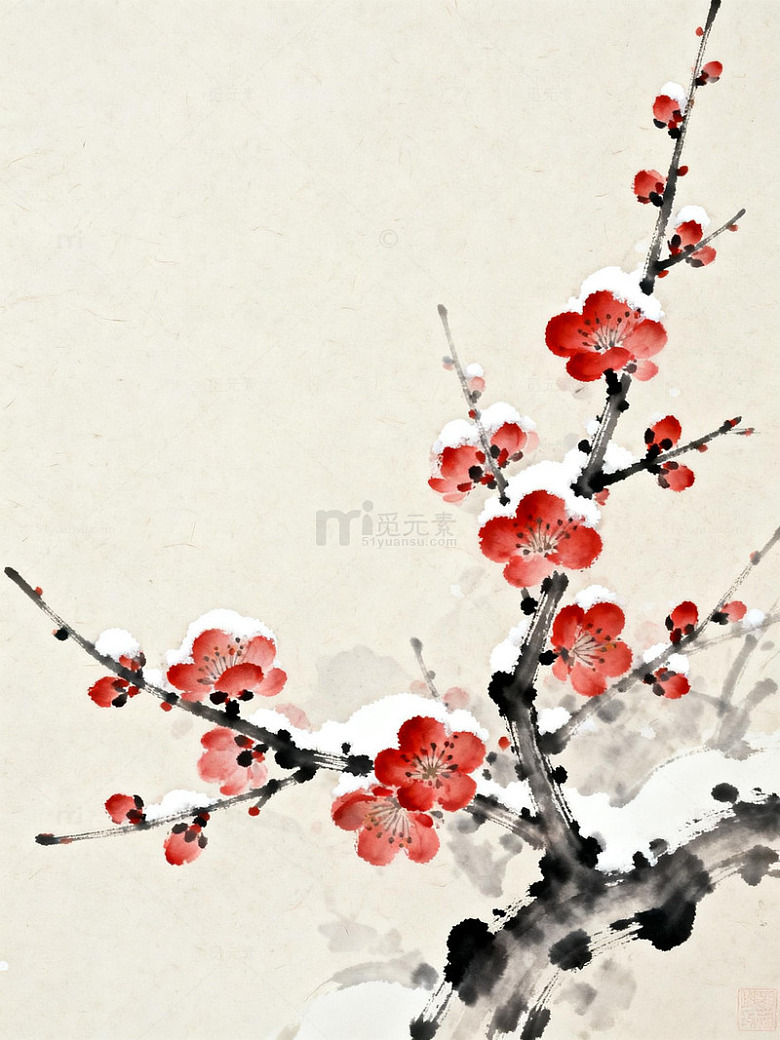 十二花神之一月梅花6