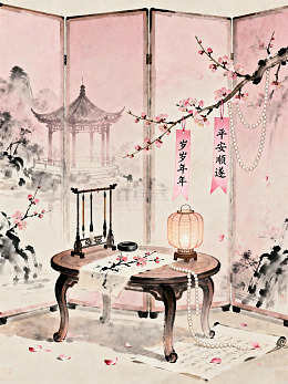 古风书房雅致场景4