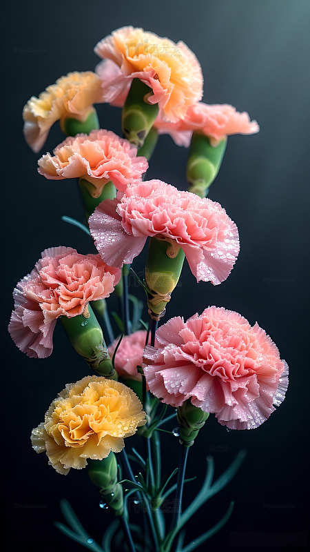 治愈系康乃馨鲜花壁纸ins风3