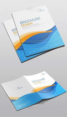 公司宣传册封面PSD模板