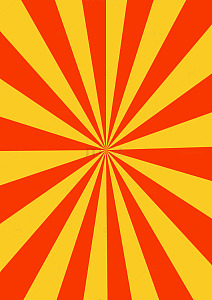 放射状红黄图案设计素材