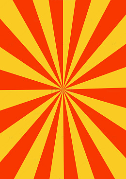 放射状红黄图案设计素材