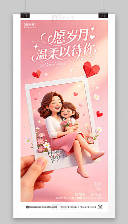 感恩母亲节海报